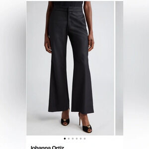Johanna Ortiz La Valiente Wool Flare Pants Dress
 pants‎ black size 0 NWT